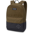 Mochila DAKINE 365 Pack 21L Dark Olive verde oliva con base negra y compartimento para portátil para uso diario
