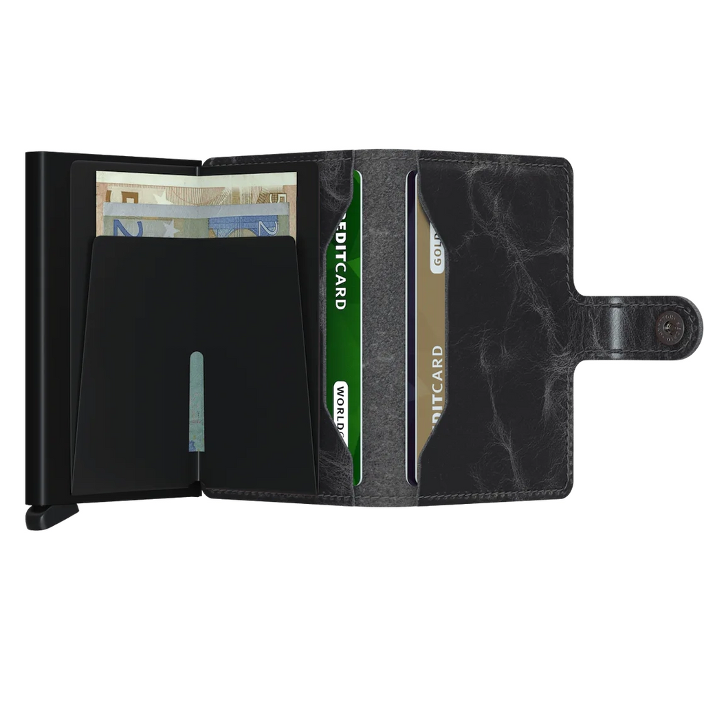 Cartera Secrid Miniwallet Vintage Grey Black
