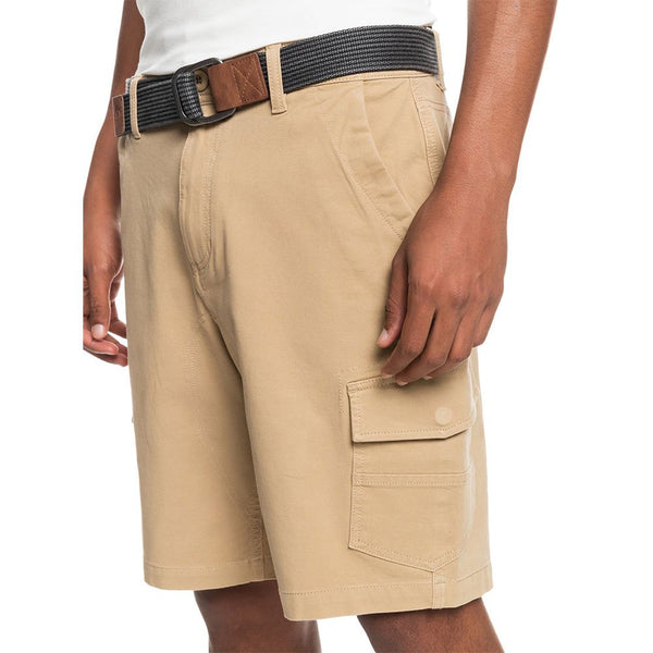Bermudas Quiksilver Belted Beige