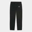 Pantalones CARHARTT WIP Klondike negro Black One Wash vaqueros rectos hombre denim elástico cómodo