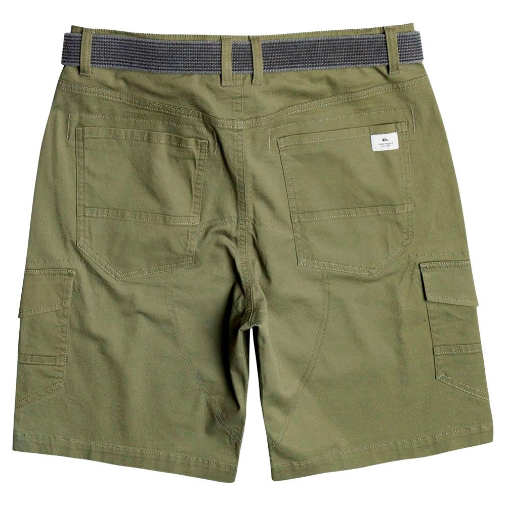 Bermudas Quiksilver Belted Army