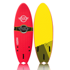 tabla de surf SurfWorx Banshee Hybrid 5’6 softboard híbrida 42 litros con quillas y leash incluidos