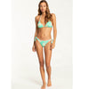 Tanga Bikini Billabong Sol Searcher Flowers Green