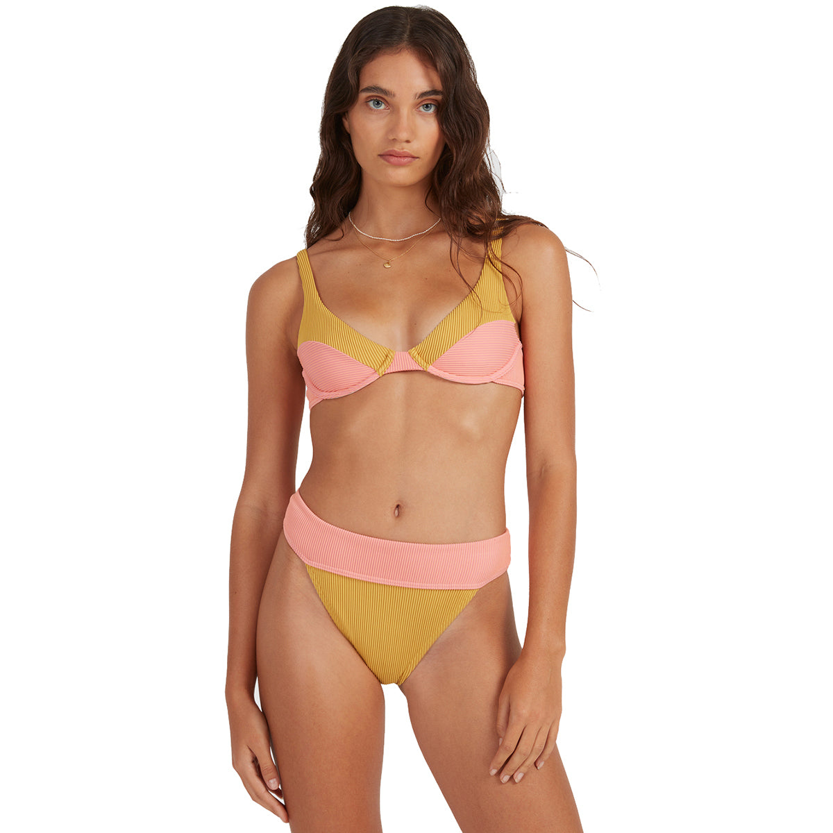 Top Bikini Billabong Hi Life Panelled Sunburst
