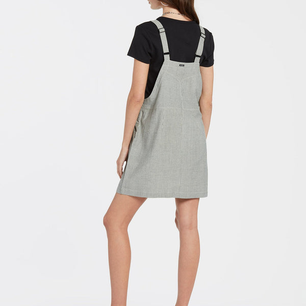 Vestido Volcom Sunday Strut Black White